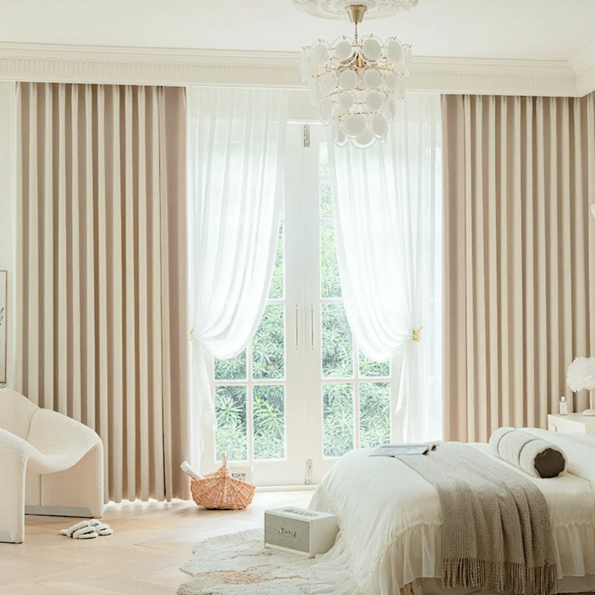 Beige Curtain